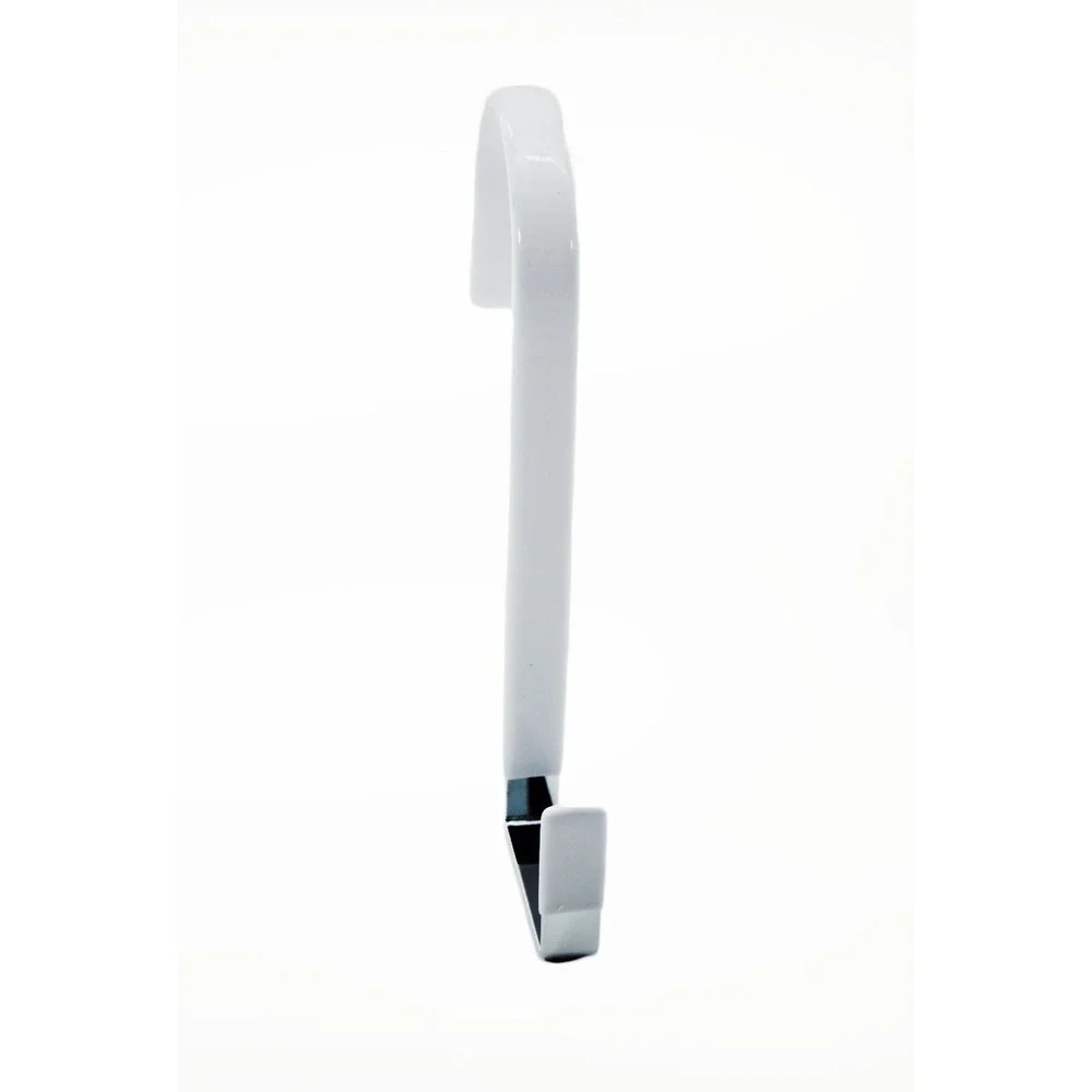 4 Pack DkOvn Over The Door Bag Hooks White Metal
